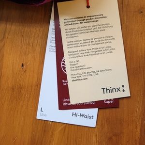 Thinx L High Waist Purple